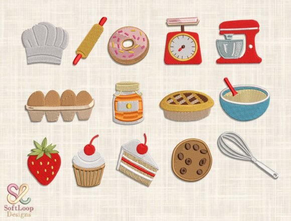 Baking Kitchen Tools Embroidery Bundle Review