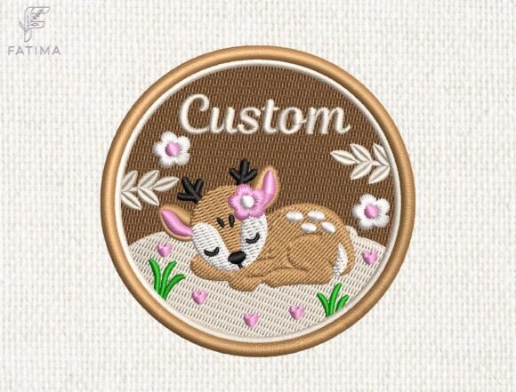 Custom Deer Patch Embroidery Design Review