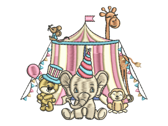 Cute Circus Animals Embroidery Review