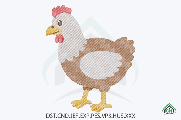 Cute Hen Embroidery Design Review