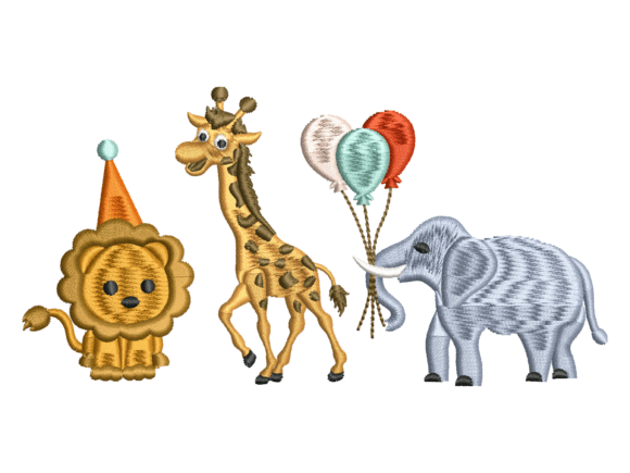 Cute Safari Birthday Embroidery: A Designer's Review