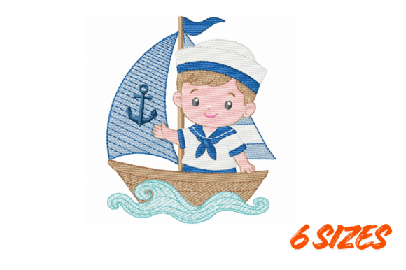 Cute Sailor Boy Embroidery Design Review