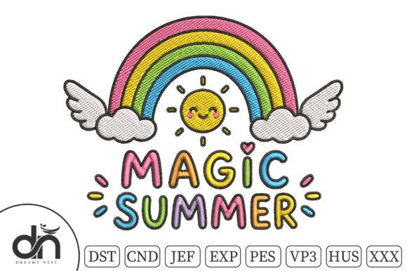 Magic Summer Rainbow Sun Embroidery Review