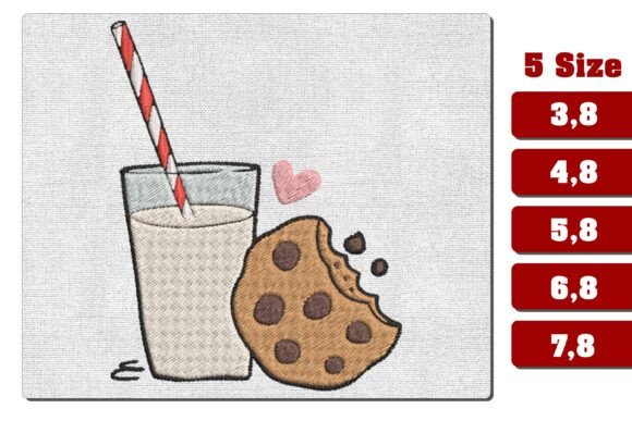 Milk and Cookie Machine Embroidery File Review