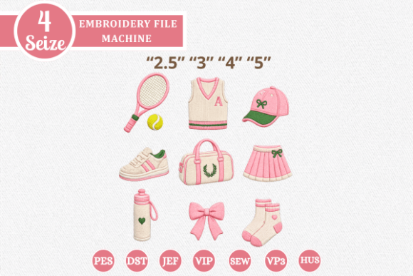 Mini Tennis Embroidery Design Bundle Review