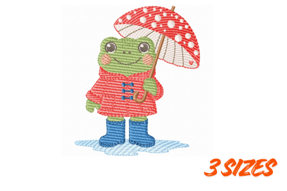 Rain Frog Embroidery Design: A Designer's Review