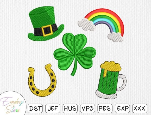 St. Patrick s Day Embroidery Design Set