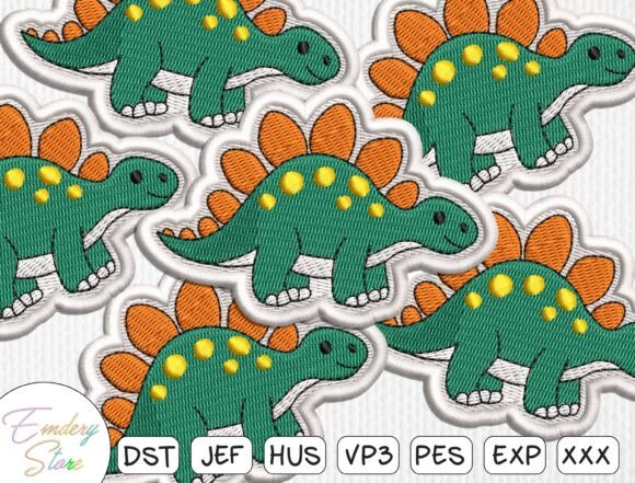 Stegosaurus Dinosaur Embroidery Patch Review