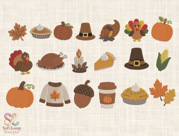 Thanksgiving Embroidery Design Bundle Review